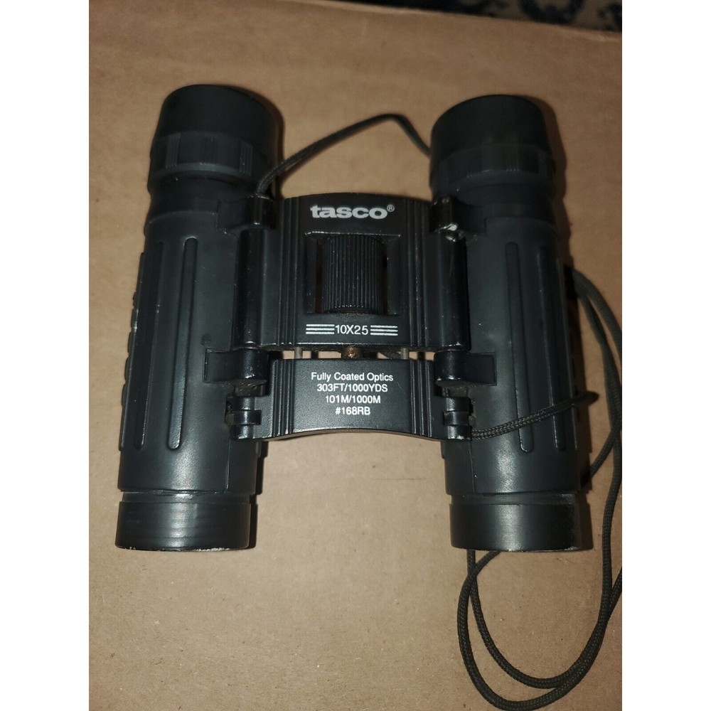 tasco 10x25 binoculars 303ft/1000 Yds #168rb